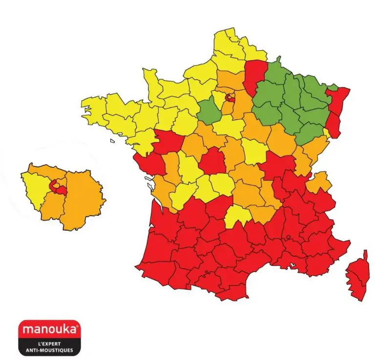 Moustique tigre : les 42 départements déjà dans le rouge en 2018