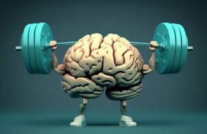 cerveau qui soulève des poids